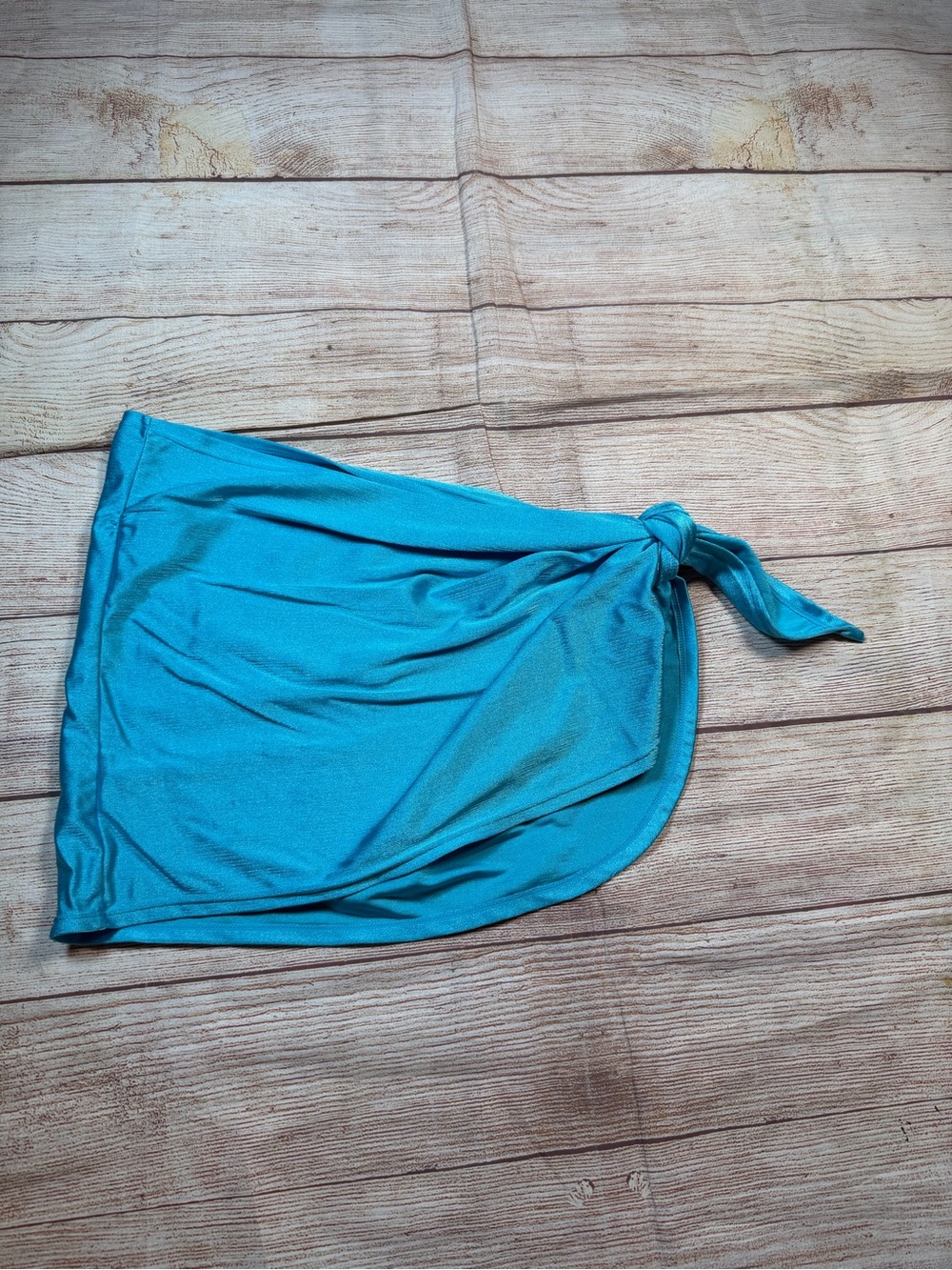 Forever 21 Blue Swim Sarong with Side Tie